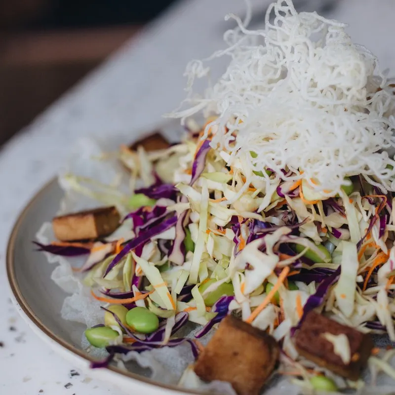 A fresh salad plate